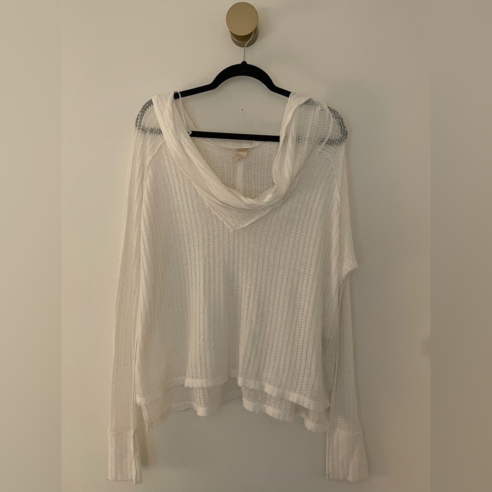 Free People Sweater Cowlneck - White - M